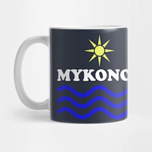 MYKONOS-Greece Sun Water Mug